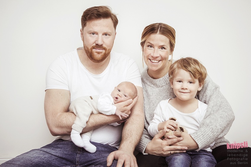 authentische Familienfotos