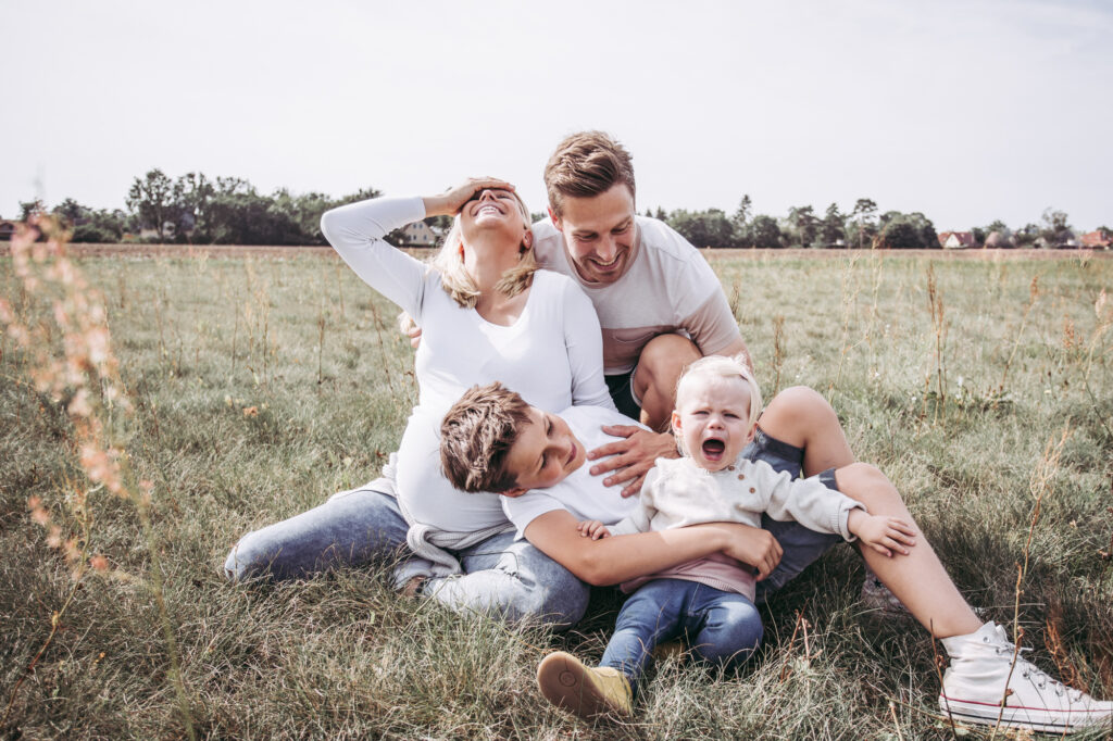 Mini Fotoshoot mit der ganzen Familie